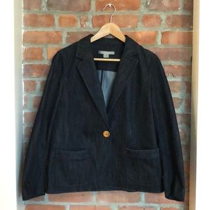 Vintage Style Denim Blazer
